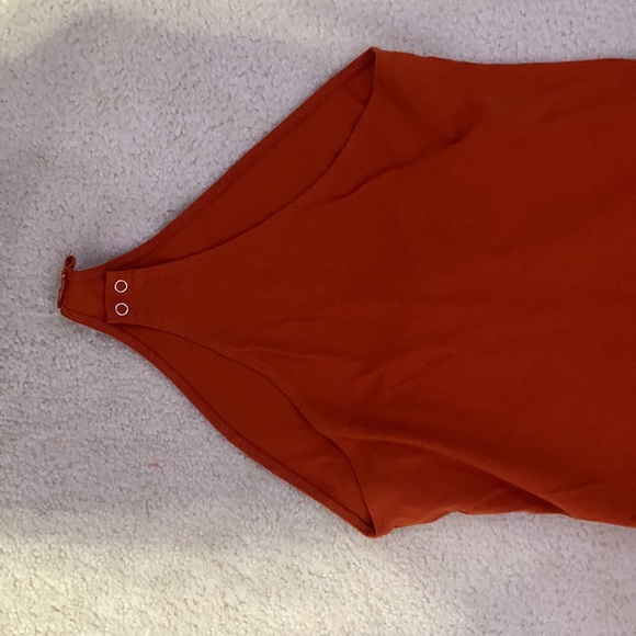 Reddish orange bodysuit - Picture 2 of 3